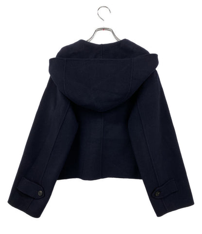 MAX MARA Weekend ダッフルコート フード付き ネイビー レディース SIZE 40 マックスマーラウィークエンド