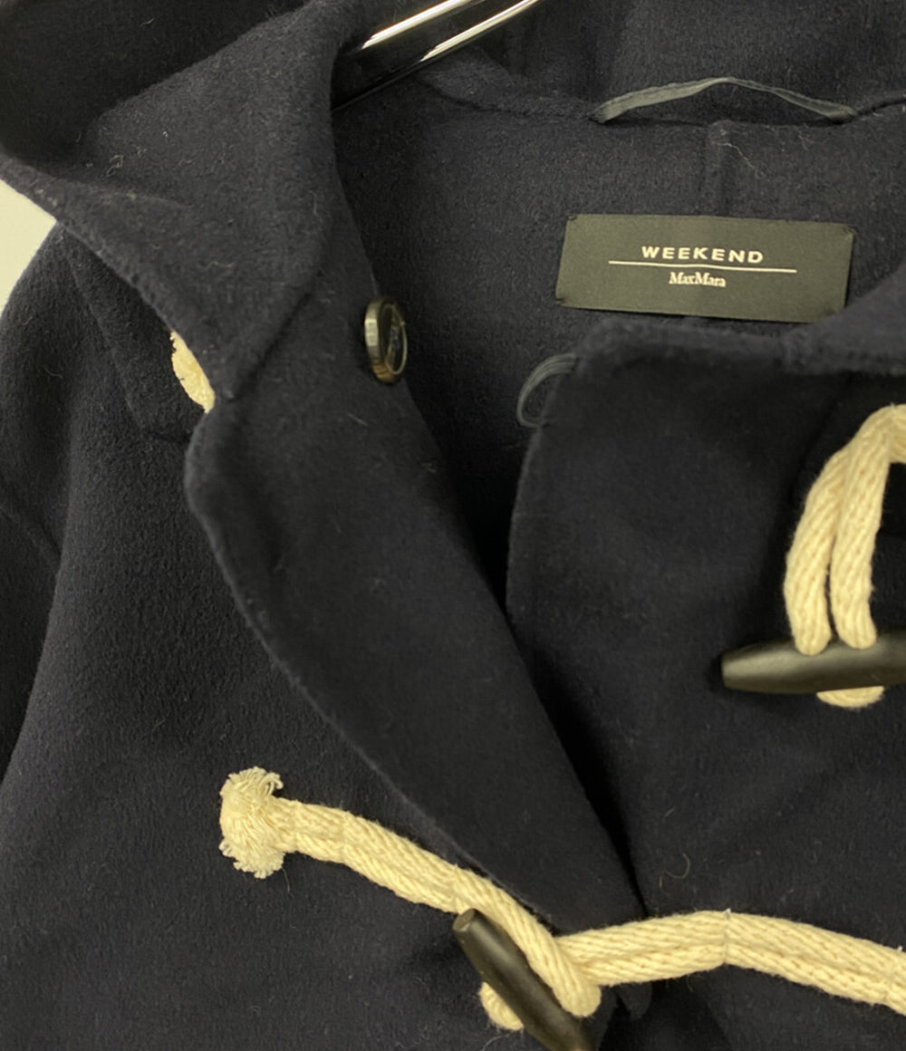 MAX MARA Weekend ダッフルコート フード付き ネイビー レディース SIZE 40 マックスマーラウィークエンド