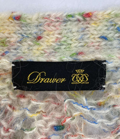 美品 Drawer カーディガン 6515-199-0631 24AW モヘヤミックス レディース SIZE - ドゥロワー