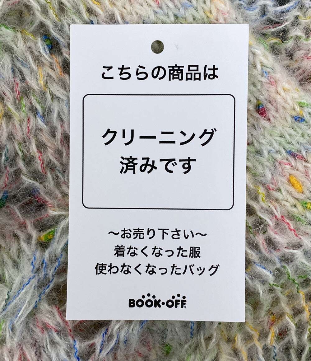 美品 Drawer カーディガン 6515-199-0631 24AW モヘヤミックス レディース SIZE - ドゥロワー