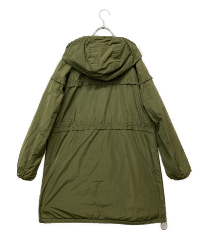 MONCLER ルクセンブルク フリル ダウンコート カーキ レディース SIZE 1 モンクレール
