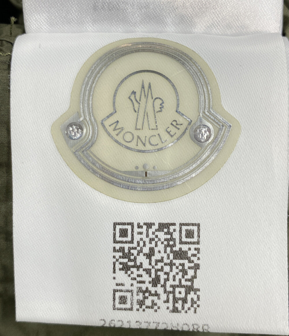 MONCLER ルクセンブルク フリル ダウンコート カーキ レディース SIZE 1 モンクレール