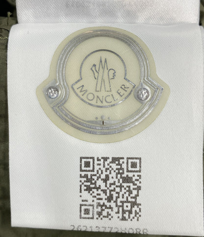 MONCLER ルクセンブルク フリル ダウンコート カーキ レディース SIZE 1 モンクレール