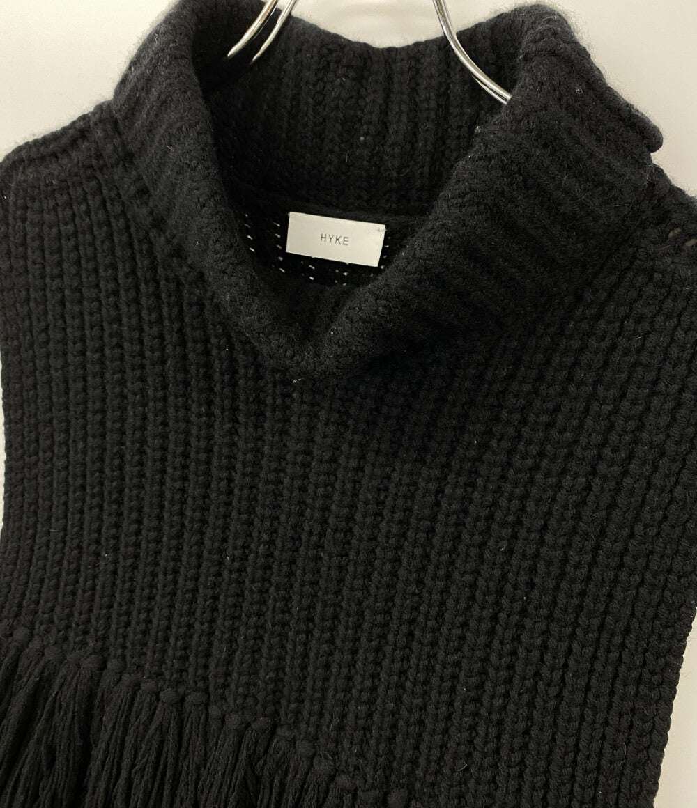 HYKE 21AW フリンジベスト 212-11249 レディース SIZE - ハイク