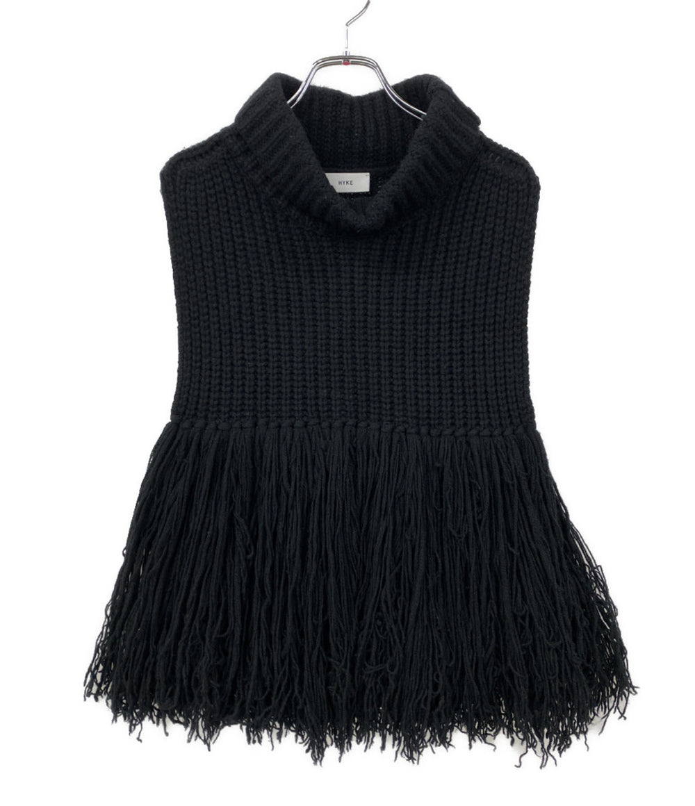 HYKE 21AW フリンジベスト 212-11249 レディース SIZE - ハイク