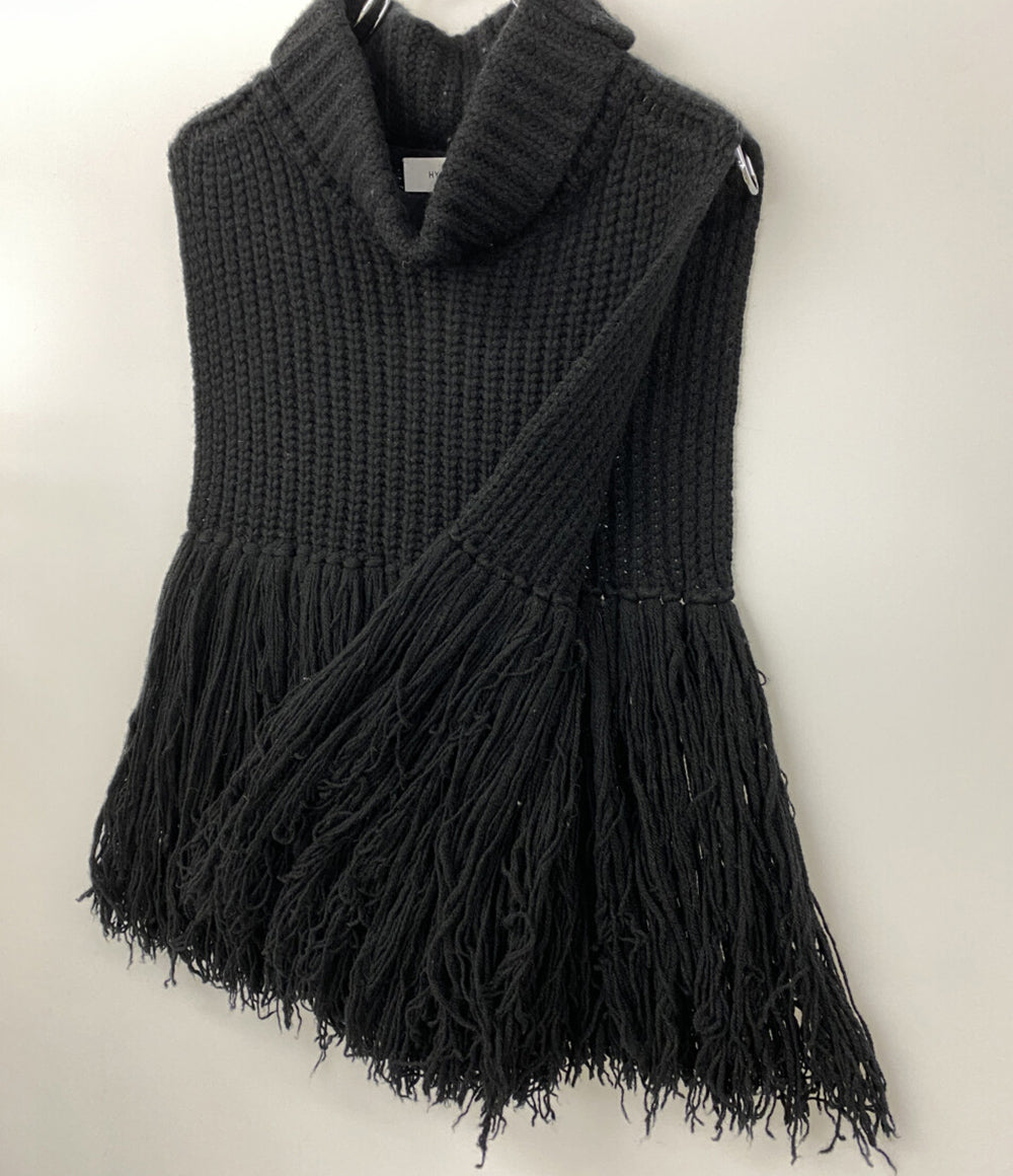 HYKE 21AW フリンジベスト 212-11249 レディース SIZE - ハイク