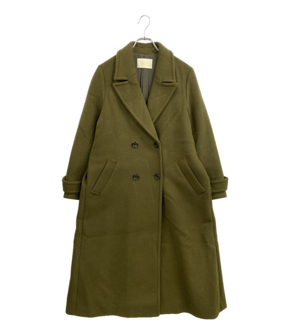 PUBLIC TOKYO バックフレアウールチェスターコート カーキ 162651001 レディース SIZE 1 パブリック トウキョウ