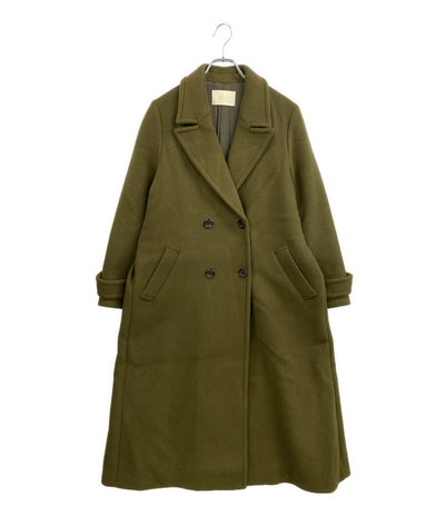 PUBLIC TOKYO バックフレアウールチェスターコート カーキ 162651001 レディース SIZE 1 パブリック トウキョウ