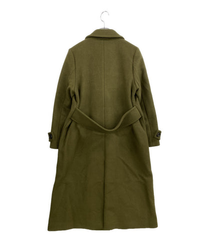 PUBLIC TOKYO バックフレアウールチェスターコート カーキ 162651001 レディース SIZE 1 パブリック トウキョウ