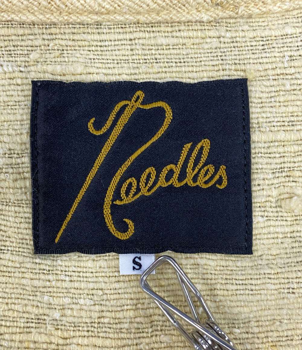 NEEDLES カーディガン バタフライ柄 メンズ SIZE S ニードルズ