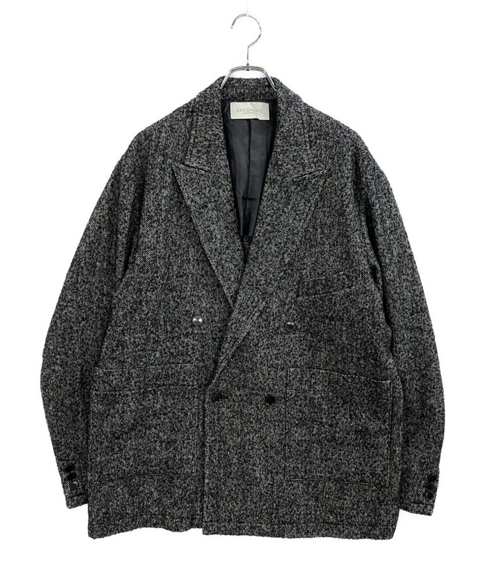 美品 ENCOMING インカミング ジャケット Ex DOUBLE BREASTED JACKET AW24-DBJKT-MU メンズ SIZE M