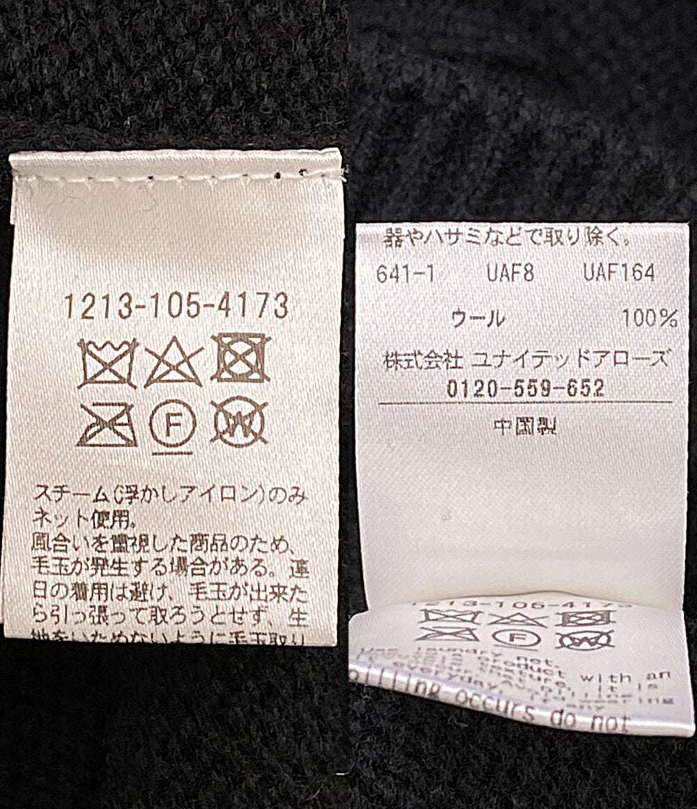 H BEAUTY & YOUTH ハーフジップニットポロ 1213-105-4173 メンズ SIZE M エイチ ビューティー&ユース ユナイテッドアローズ