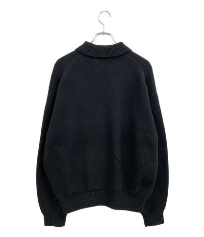 H BEAUTY & YOUTH ハーフジップニットポロ 1213-105-4173 メンズ SIZE M エイチ ビューティー&ユース ユナイテッドアローズ