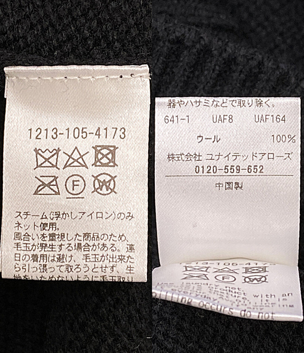 H BEAUTY & YOUTH ハーフジップニットポロ 1213-105-4173 メンズ SIZE M エイチ ビューティー&ユース ユナイテッドアローズ