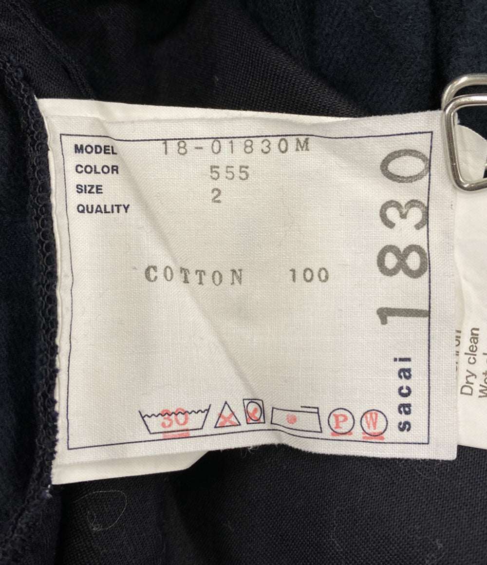 sacai カットソー 18-01830M フランネルプルオーバー メンズ SIZE 2 サカイ