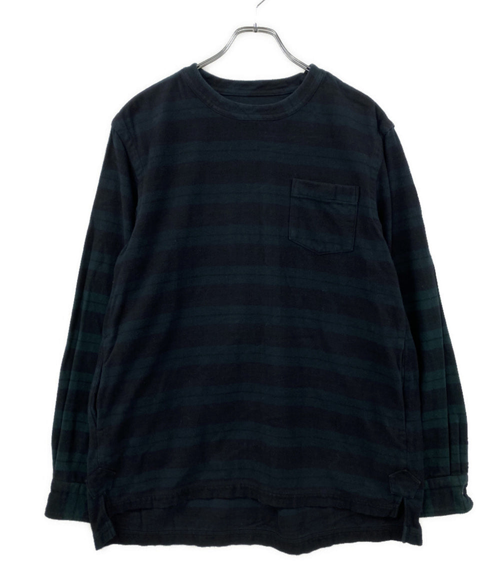 sacai カットソー 18-01830M フランネルプルオーバー メンズ SIZE 2 サカイ