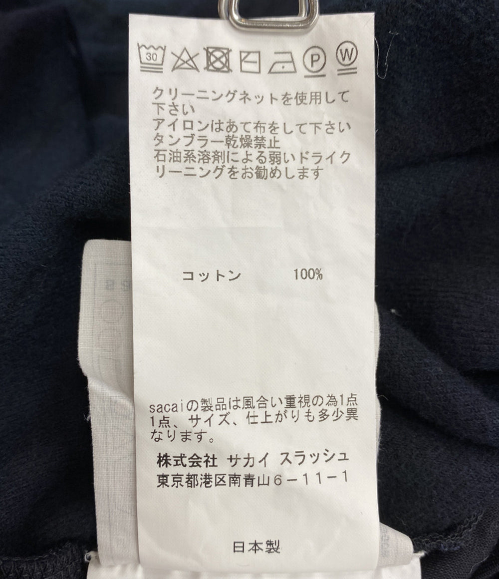 sacai カットソー 18-01830M フランネルプルオーバー メンズ SIZE 2 サカイ