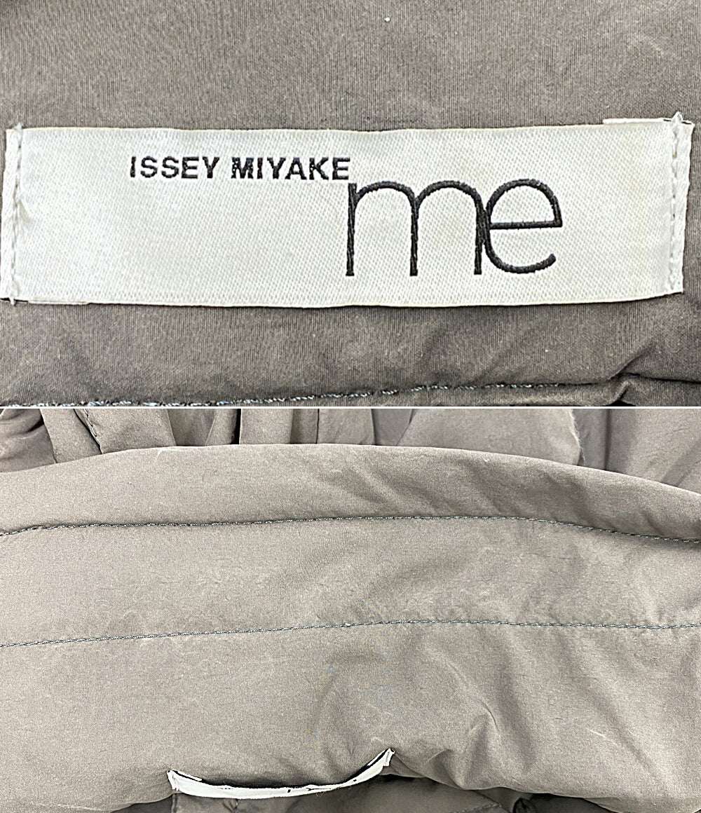 me ISSEY MIYAKE ポンチョコート グレージュ ショール付 MI94FA541 レディース SIZE - ミー イッセイミヤケ