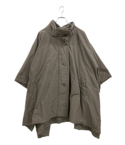 me ISSEY MIYAKE ポンチョコート グレージュ ショール付 MI94FA541 レディース SIZE - ミー イッセイミヤケ
