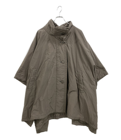 me ISSEY MIYAKE ポンチョコート グレージュ ショール付 MI94FA541 レディース SIZE - ミー イッセイミヤケ