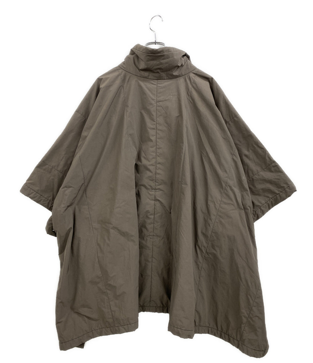 me ISSEY MIYAKE ポンチョコート グレージュ ショール付 MI94FA541 レディース SIZE - ミー イッセイミヤケ