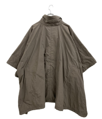 me ISSEY MIYAKE ポンチョコート グレージュ ショール付 MI94FA541 レディース SIZE - ミー イッセイミヤケ