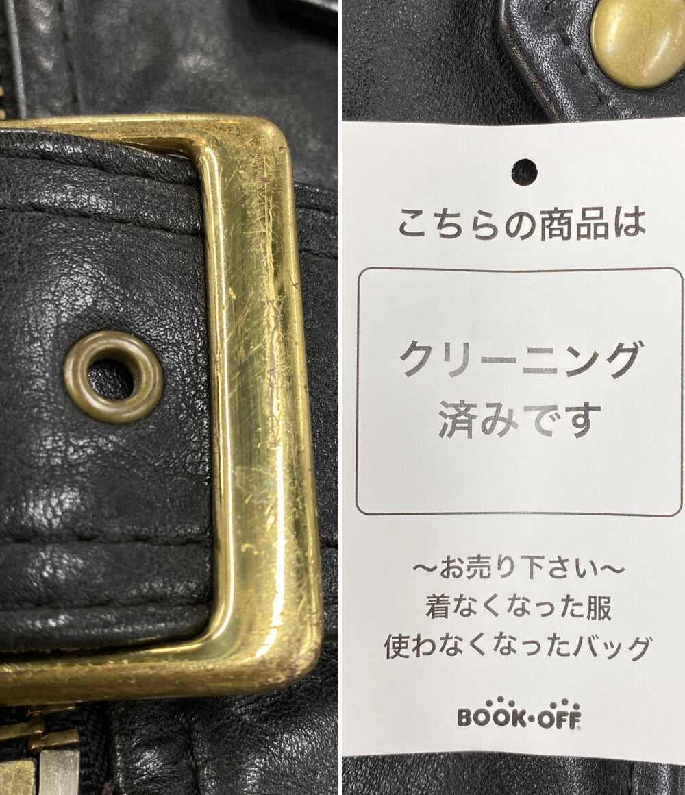 VANSON ライダースジャケット C2 ブラック 30949A05 カウレザー メンズ SIZE 36 バンソン
