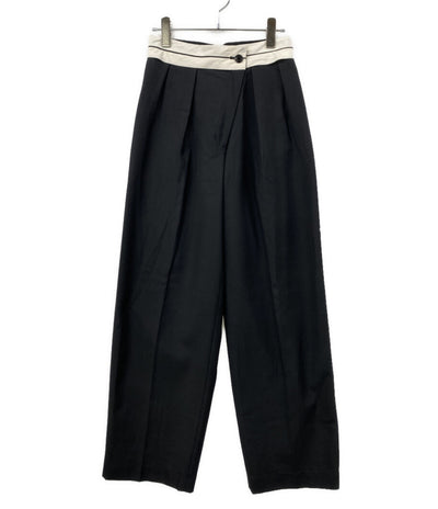 TODAYFUL パンツ 12220704 フロントスランディング ブラック レディース SIZE 38 トゥデイフル
