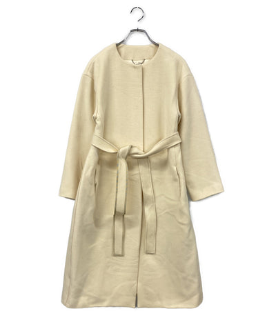 CELFORD ノーカラーコート アイボリー CWFC205007 レディース SIZE 38 セルフォード