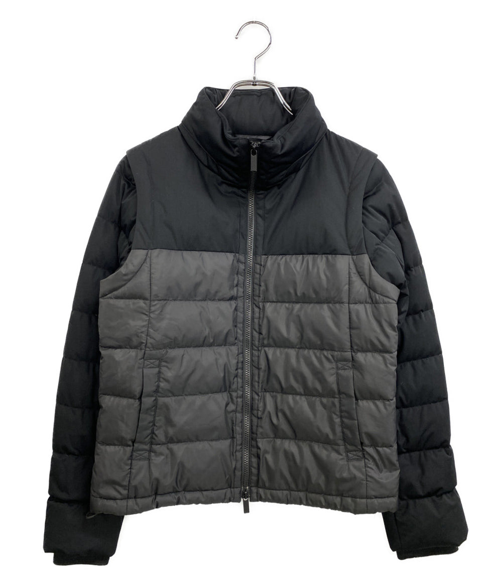 BURBERRY ダウンジャケット 袖2WAY ブラック E6F58-490-09 レディース SIZE 2 バーバリー