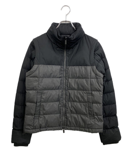 BURBERRY ダウンジャケット 袖2WAY ブラック E6F58-490-09 レディース SIZE 2 バーバリー