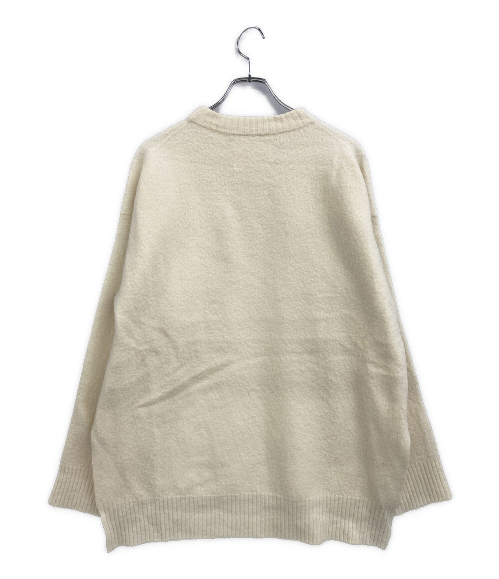 Jil sander ニット オフホワイト サイドスリット JSMU752026 メンズ SIZE 46 ジルサンダー