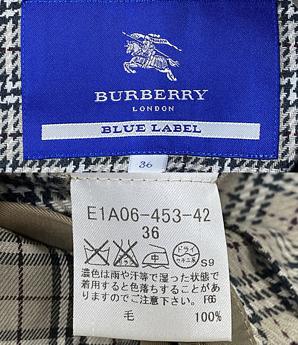 BURBERRY BLUE LABEL トレンチコート E1A06-453-42 レディース SIZE 36 バーバリーブルーレーベル