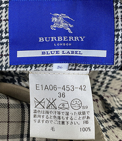 BURBERRY BLUE LABEL トレンチコート E1A06-453-42 レディース SIZE 36 バーバリーブルーレーベル