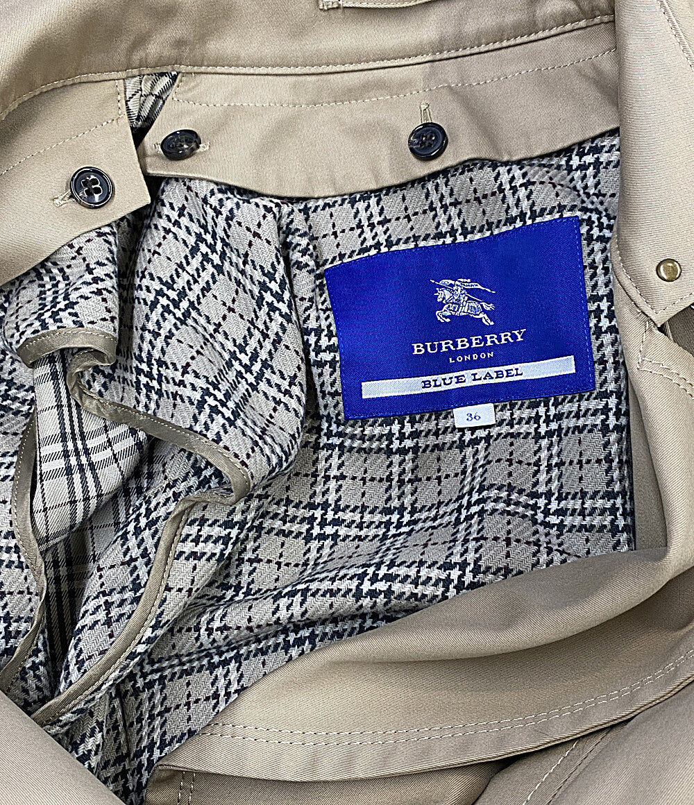 BURBERRY BLUE LABEL トレンチコート E1A06-453-42 レディース SIZE 36 バーバリーブルーレーベル