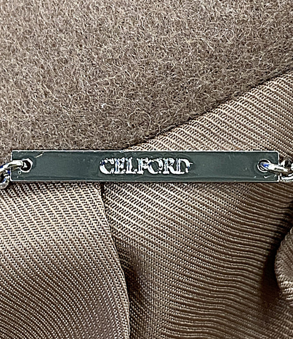 美品 CELFORD Aラインウールミドルコート CWFC255013 レディース SIZE F セルフォード