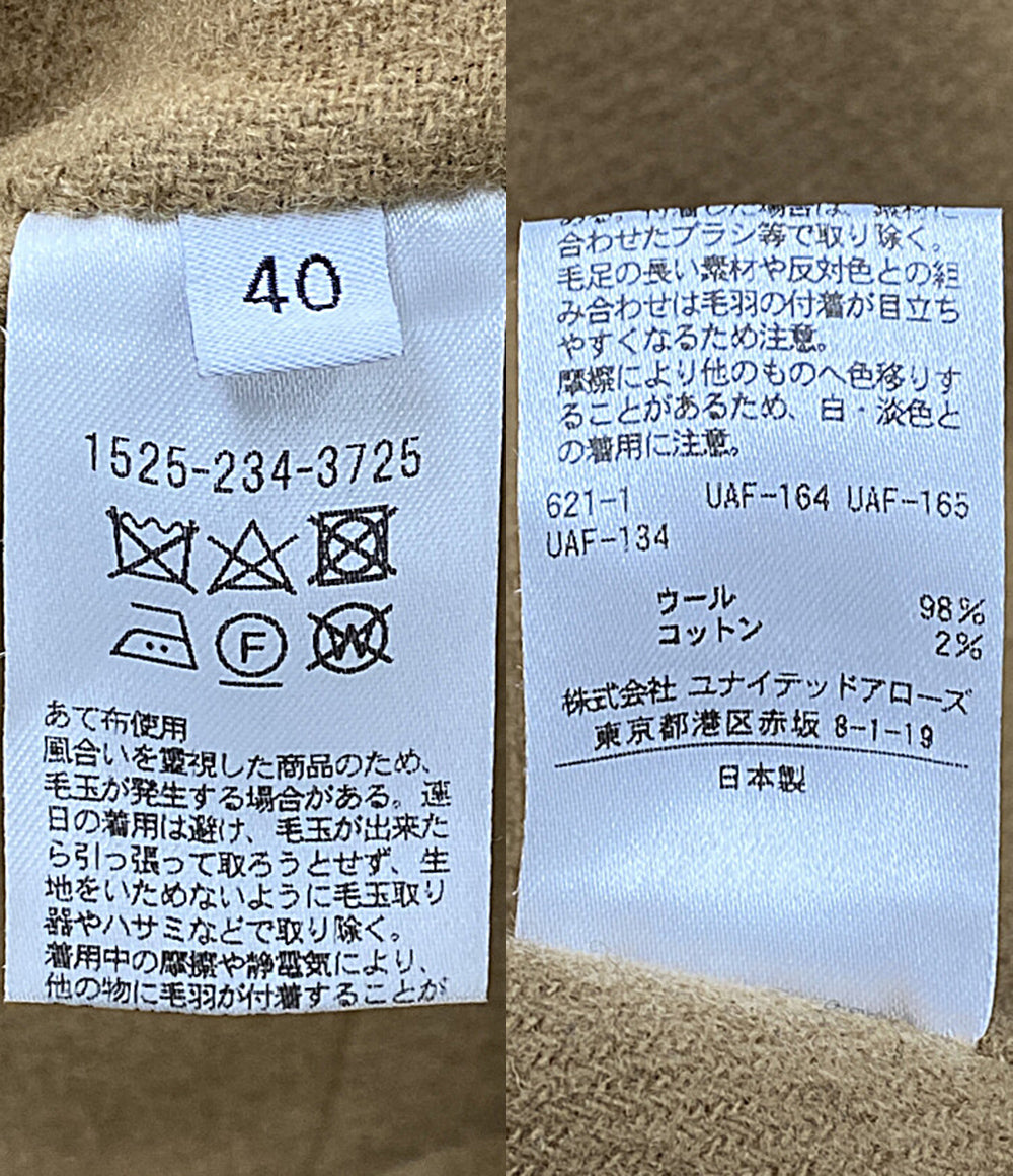 UNITED ARROWS コート ウール 1525-234-3725 レディース SIZE 40 ユナイテッドアローズ