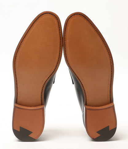 Crockett & Jones × BARNEYS NEWYORK バーニーズニューヨーク コインローファー ブラック メンズ SIZE 7 クロケットアンドジョーンズ