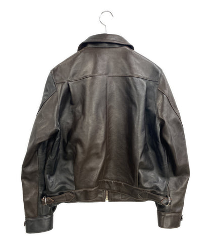 ADJUSTABLE COSTUME アジャスタブルコスチューム ジャケット 馬革 ブラウン メンズ SIZE 40