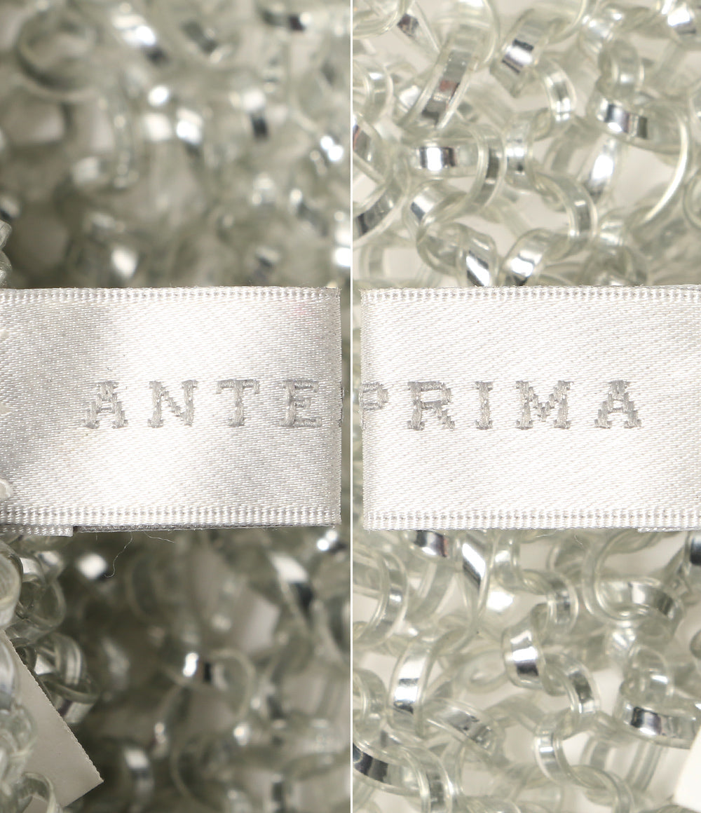 美品 ANTEPRIMA ハンドバッグ ワイヤーバック シルバー レディース アンテプリマ
