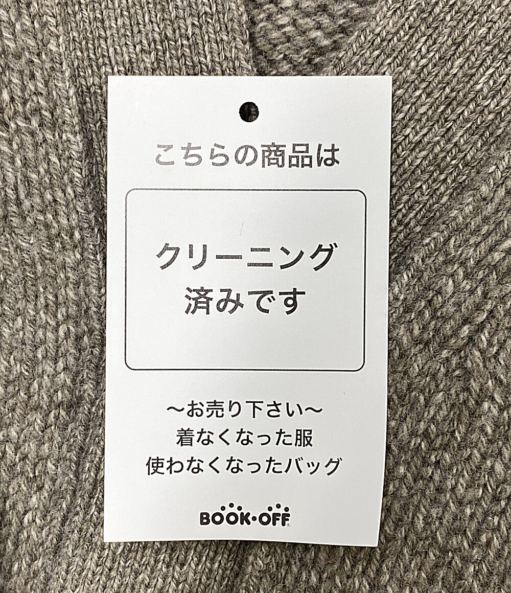 美品 SLOANE スローン Vネックカーディガン 5G ジーロンラムカケルカシミヤ SL10W-970 レディース SIZE 2
