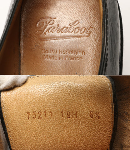 PARABOOT ドレスシューズ ダブルモンク ウィリアム ブラック 75211 メンズ SIZE 8.5 パラブーツ