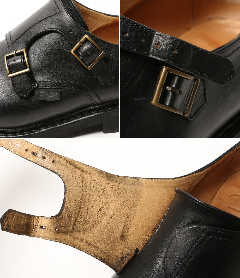 PARABOOT ドレスシューズ ダブルモンク ウィリアム ブラック 75211 メンズ SIZE 8.5 パラブーツ