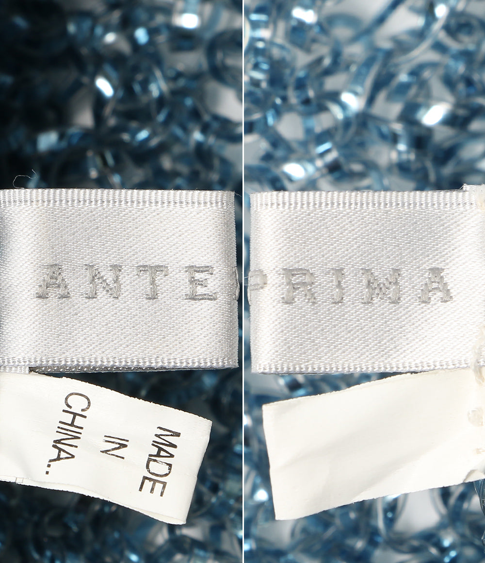 美品 ANTEPRIMA ハンドバッグ ワイヤーバッグ ブルー レディース アンテプリマ