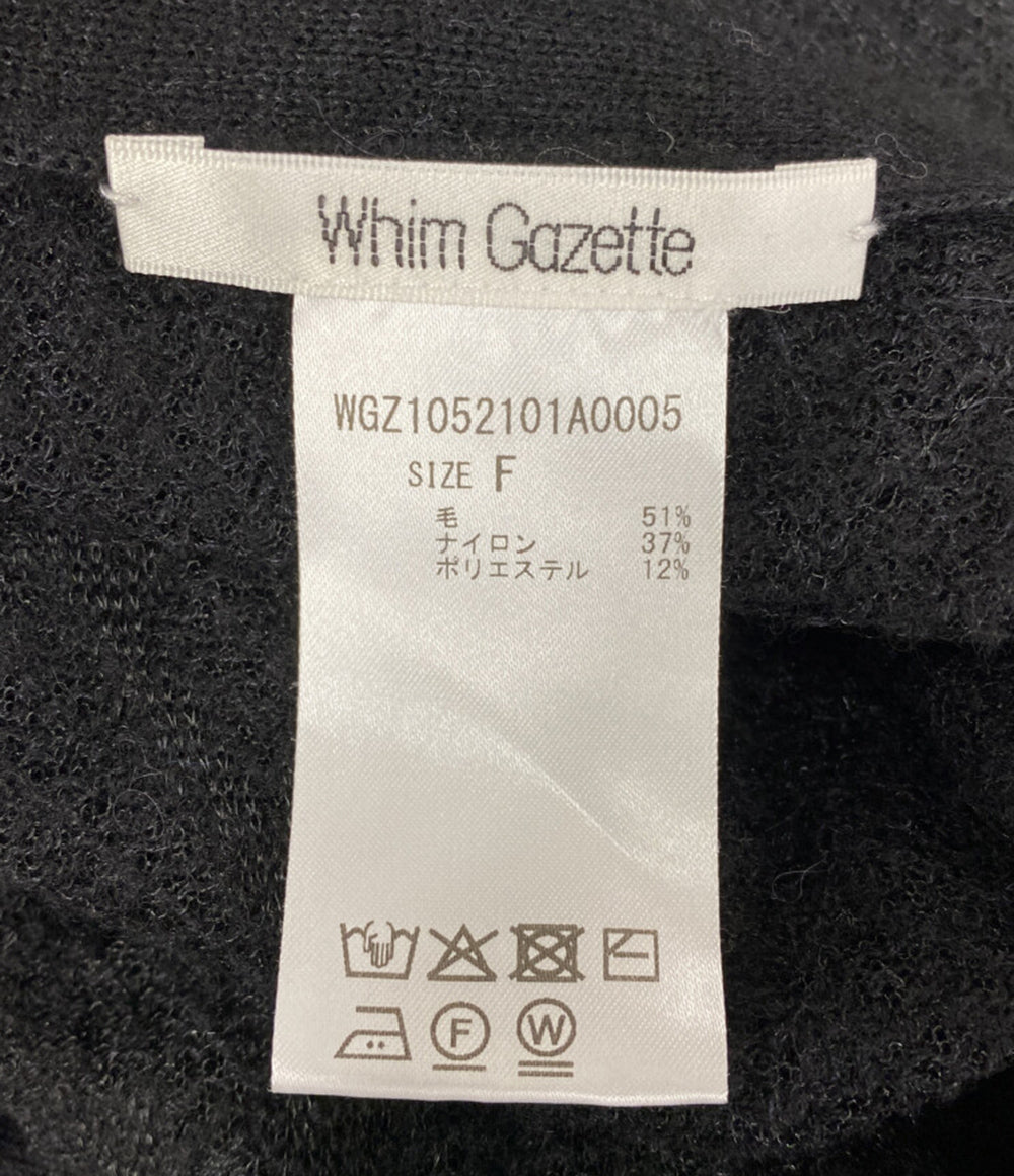Whim Gazette スカート ジャガードラップ WGZ1052101A0005 レディース SIZE F ウィム ガゼット