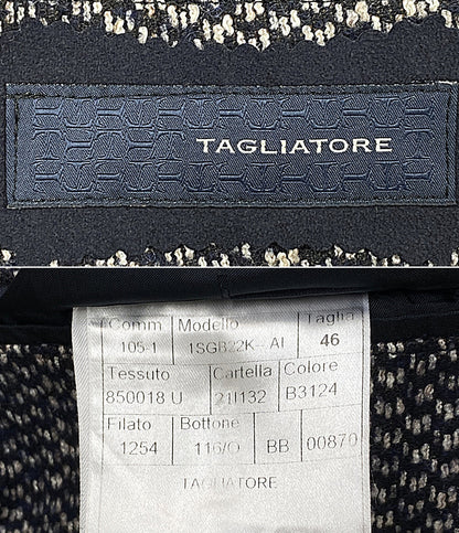 TAGLIATORE テーラードジャケット アルパカ混 ピンバッジ付 1SGB22K-850018 メンズ SIZE 46 タリアトーレ