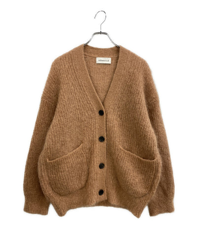 美品 DEPAREILLE デパリエ カーディガン モヘヤ B1124AKD407 レディース SIZE 38