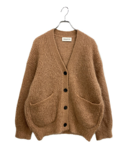 美品 DEPAREILLE デパリエ カーディガン モヘヤ B1124AKD407 レディース SIZE 38