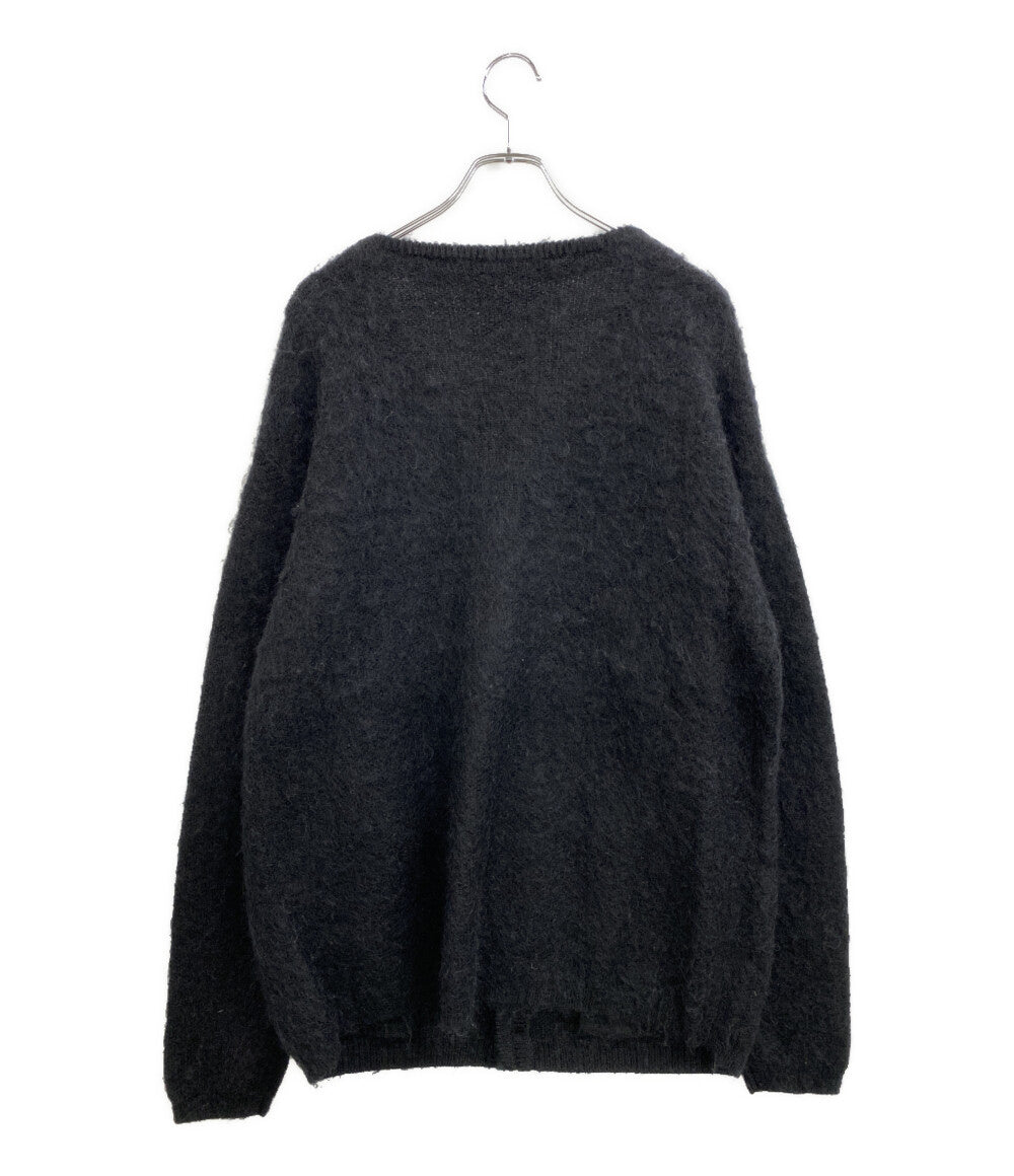 美品 Ron Herman カーディガン RHC モヘヤ ブラック 3820800033 メンズ SIZE M ロンハーマン