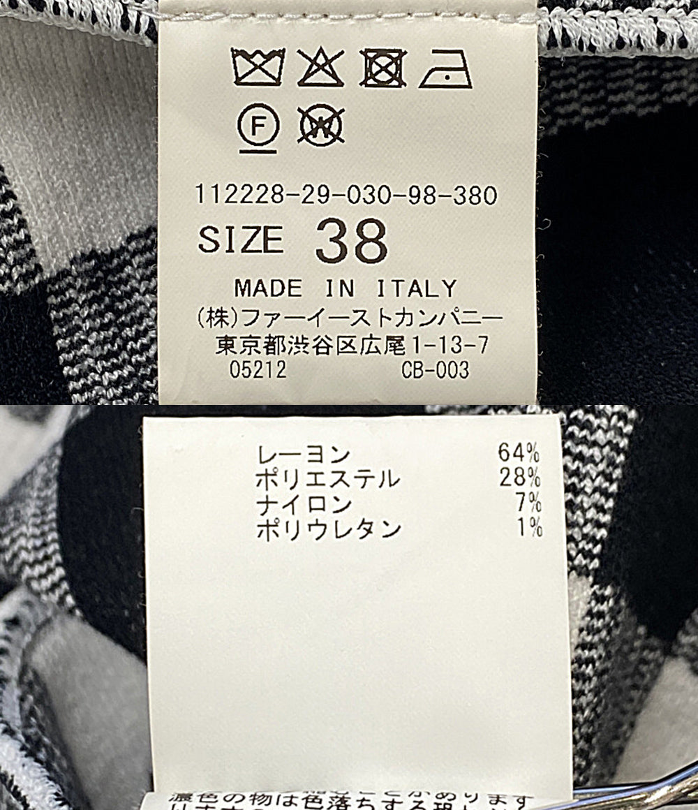 ANTONINO VALENTI per ANAYI アントニーノヴァレンティペルアナイ ノースリーブワンピース 112228-29-030-98-380 レディース SIZE 38